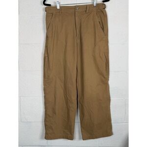 Vtg 90s/00s Columbia Utility Tag 34x30 Fit 31x28 Tan Cotton Gorpcore Adj Waist
